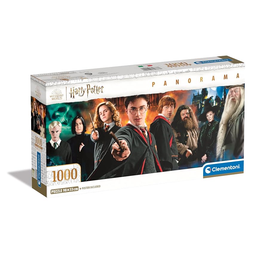 Clementoni Puzzle Panorama Harry Potter - 1000 Pezzi - Puzzle Adulti