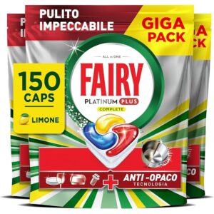 Fairy Platinum Plus Pastiglie Lavastoviglie Tutto in Uno