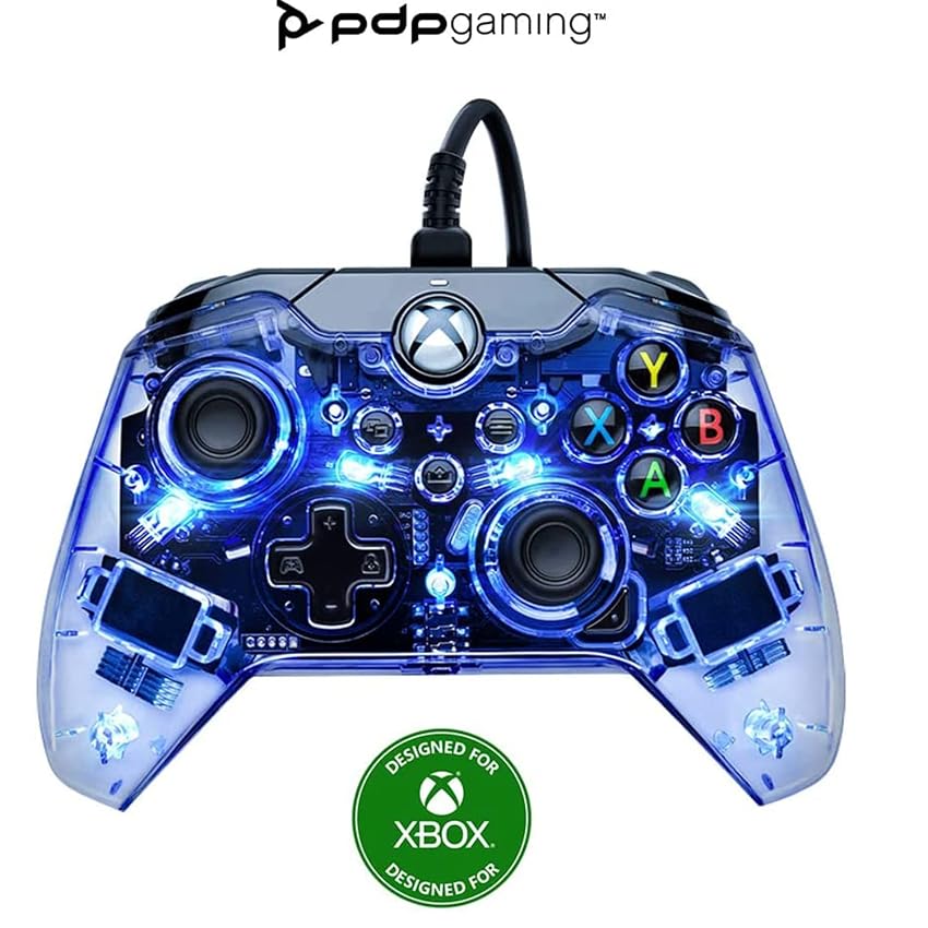 PDP Controller di gioco cablato Afterglow LED - Luci colorate RGB Hue