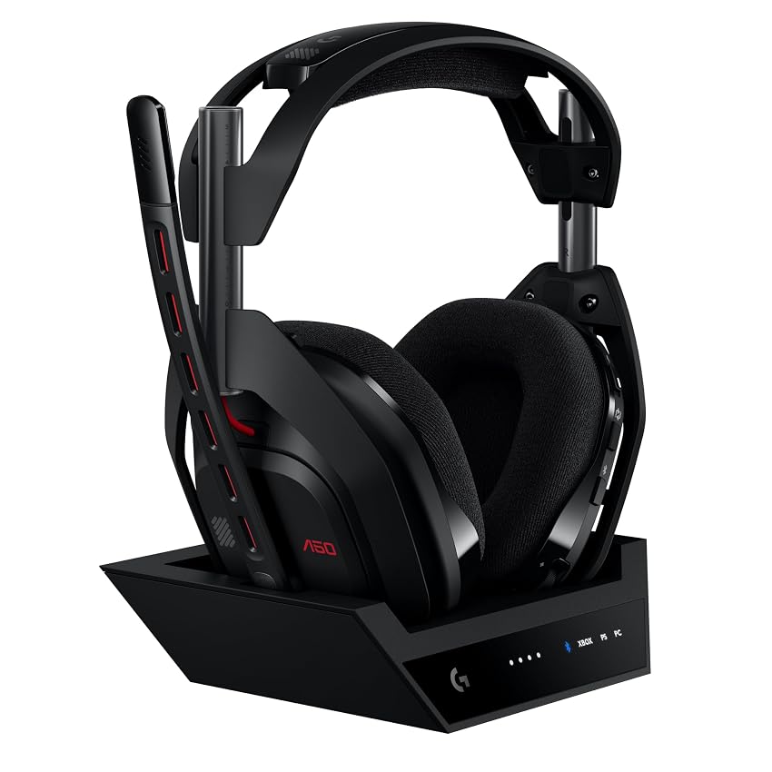 Logitech G Astro A50 cuffia e microfono gaming wireless LIGHTSPEED + base