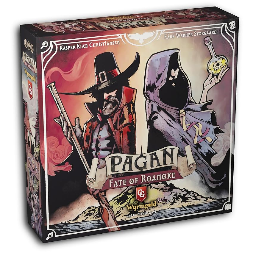 Capstone Games | Pagan Fate of Roanoke | Board Game | Base Game | 2 Players Ages 12+