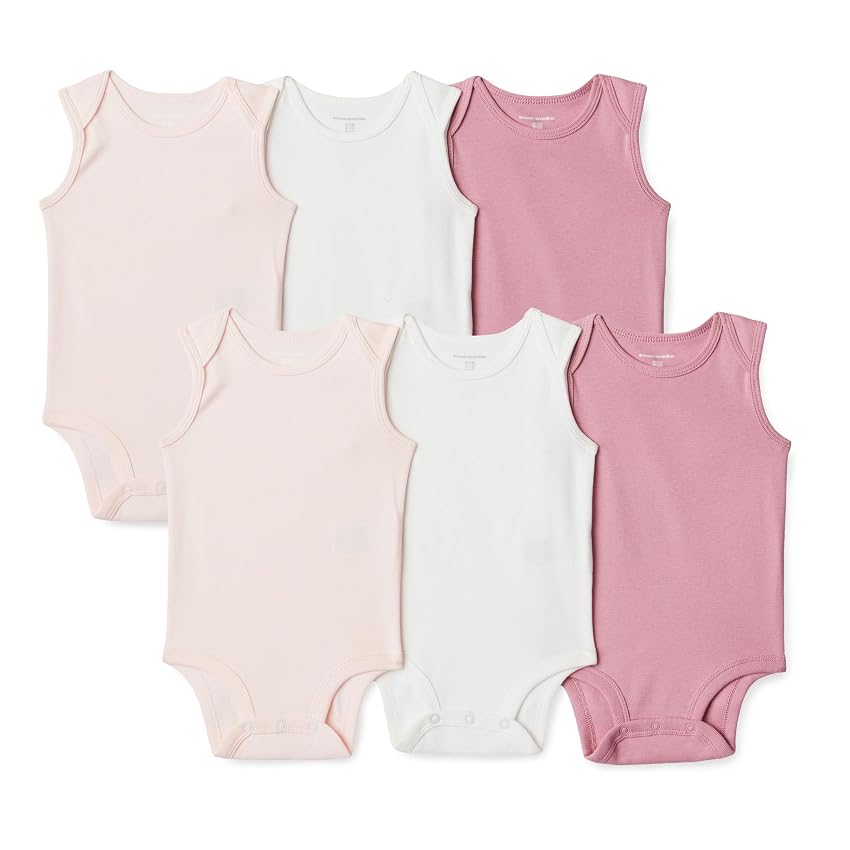Amazon Essentials Body Senza Maniche in Cotone a Costine