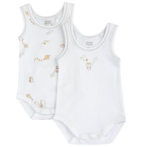 Set di Body Senza Maniche Bimbo 0-24 con Fantasia All Over 261