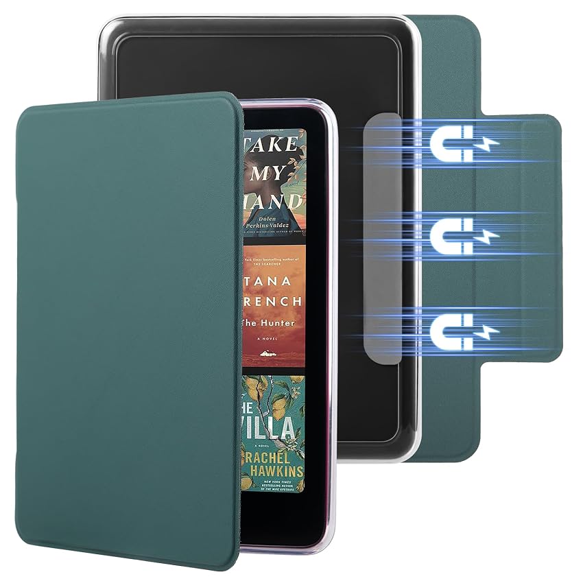 Custodia magnetica rimovibile compatibile con Kindle Paperwhite 12a generazione 2025/2024 e Colorsoft