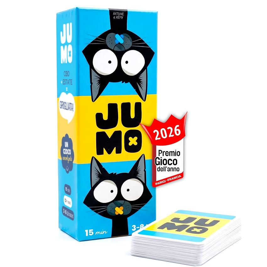 JUMO – Jeu de Société d’Ambiance – Grand Prix du Jouet 2026 – Drôle & Rapide – Association