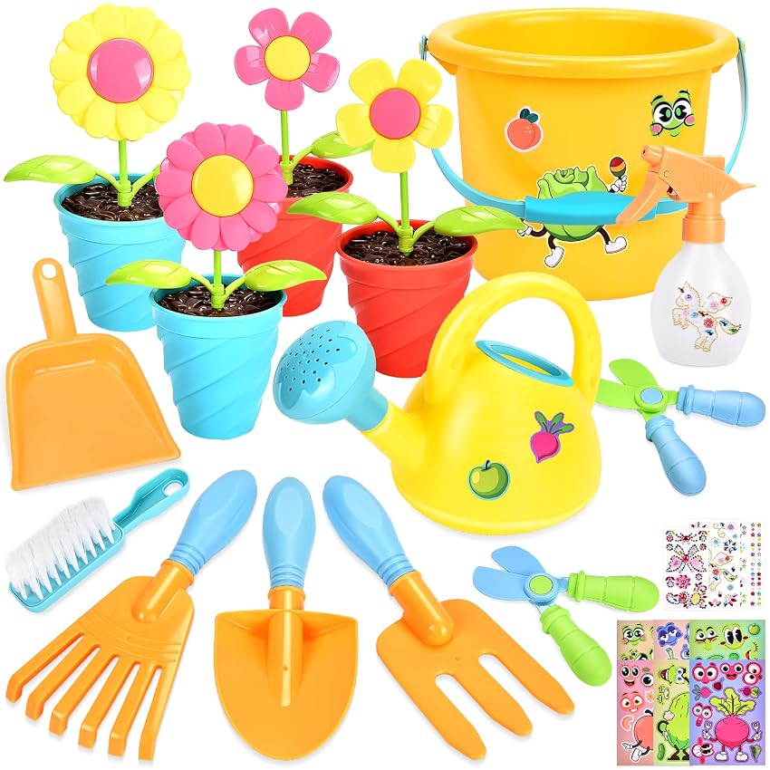 Aragallant Giocattoli Attrezzi Giardinaggio per Bambini