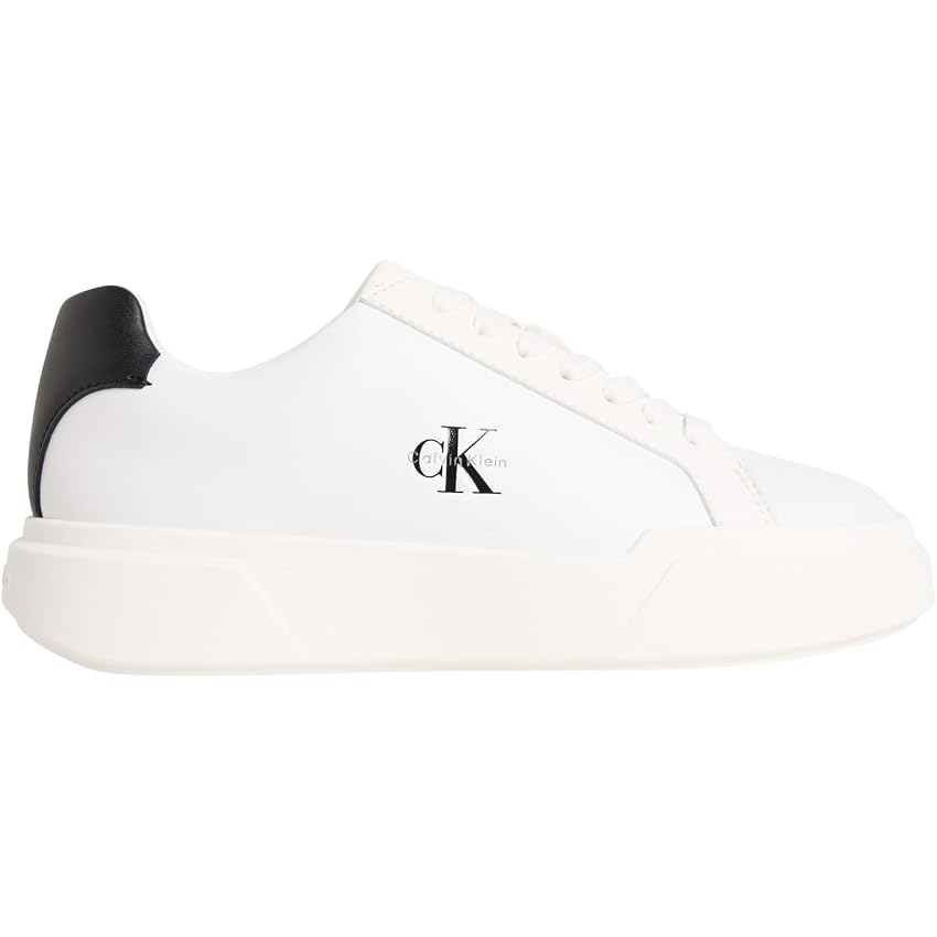 Calvin Klein Donna Sneakers con Suola Preformata Chunky Laceup in Pelle