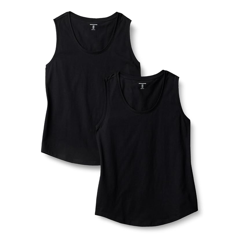 Amazon Essentials Top senza maniche in 100% Cotone