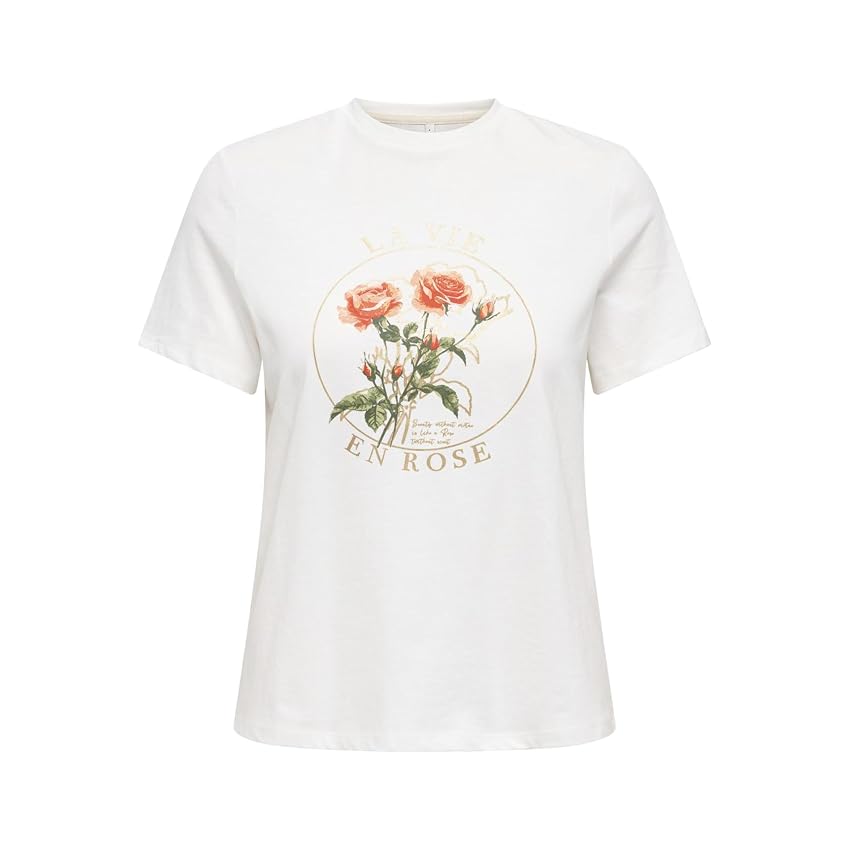 ONLY Onlamberdine S/S Print Top Box Jrs