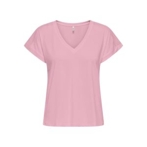 ONLY Onlfree Life S/S V-Neck Lace Top Jrs