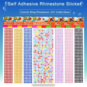 900/504 pezzi Bling acrilico strass adesivo foglio gemma diamante autoadesivo scrapbooking