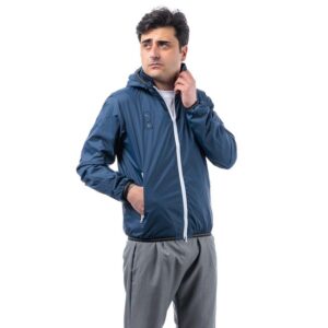 Giubbotto Uomo Softshell Cappuccio Giubbino Leggero Giacca A Vento VEQUE