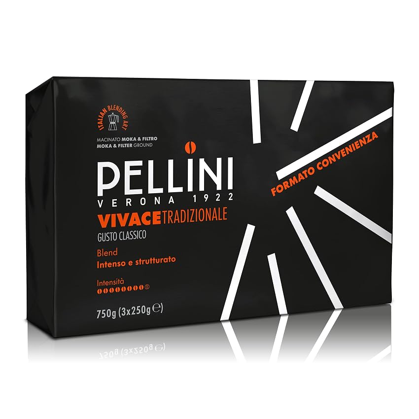 Pellini N.42 Vivace Tradizionale Caffè Macinato per Moka