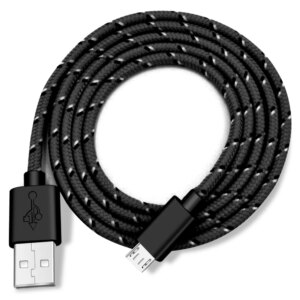 Cavo Micro USB 1m/2m/3m Cavo di sincronizzazione dati USB per Samsung Huawei Xiaomi