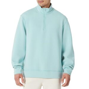 Amazon Essentials Active Felpa senza Cappuccio Stile Marinaio con Zip a 1/4