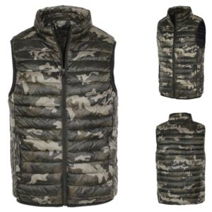 Smanicato Uomo Leggero Giubbino Militare Giubbotto Camouflage Gilet Veque