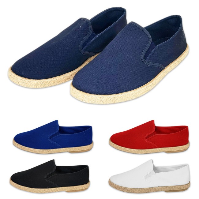 Scarpe Unisex Tela Espadrillas Uomo Corda Comode Mocassini Casual Sandali VEQUE