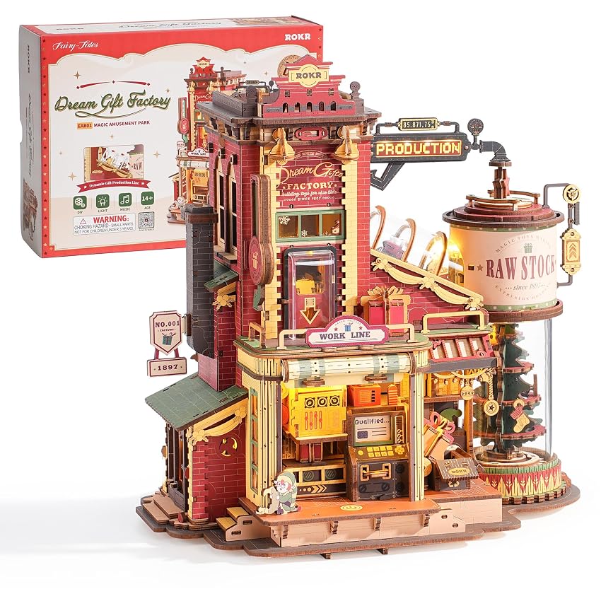 ROKR Puzzle 3D in legno modello in legno da costruire