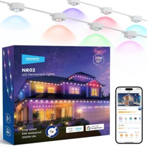 NEEWER Luci Esterne Permanenti 30m per Decor Casa