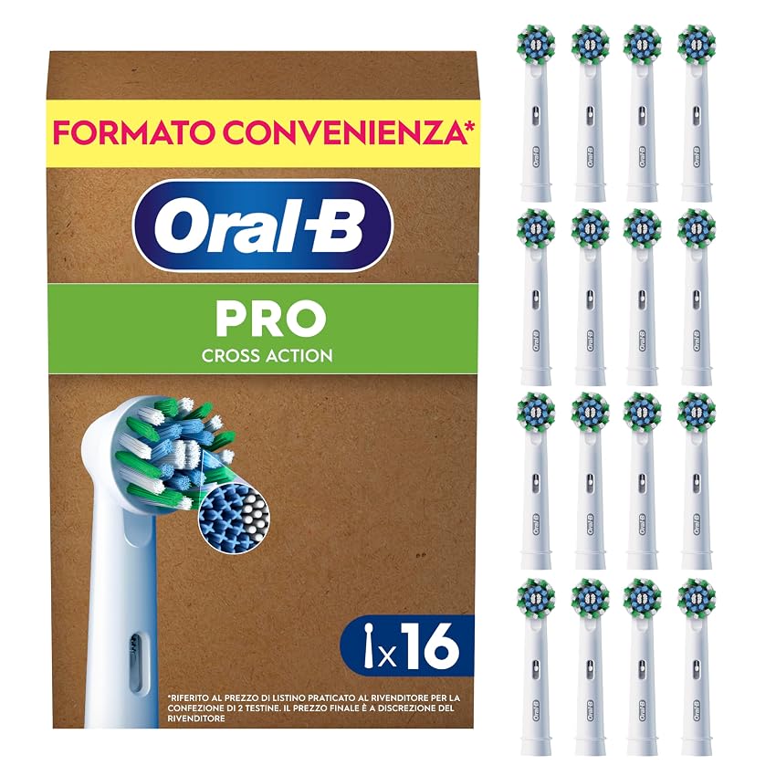Oral-B Testine di Ricambio Cross Action