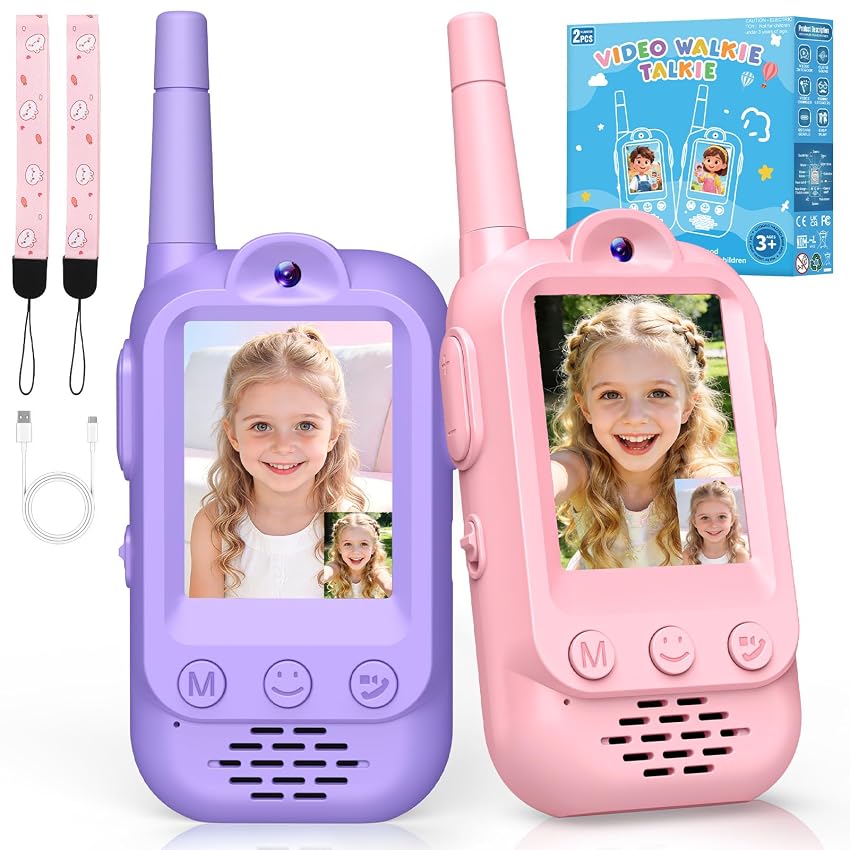 iKidiki Walkie Talkie Bambini Ricaricabili