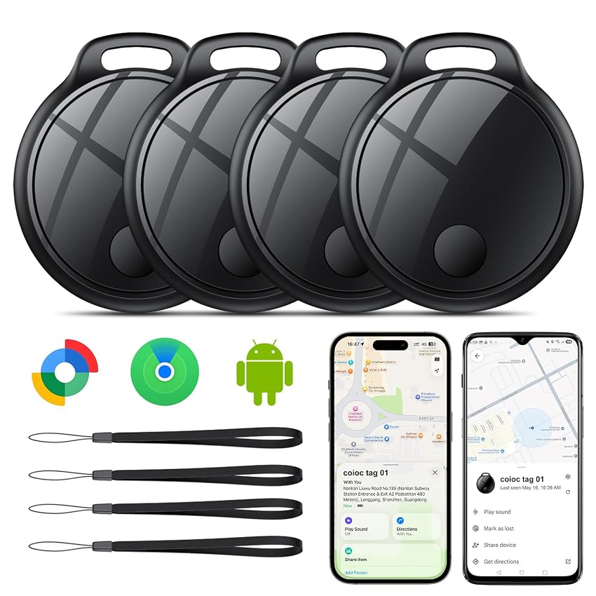 Smart Tag 4 Pezzi per Android e iOS