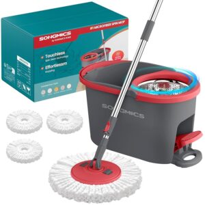 SONGMICS Mocio Lavapavimenti con Secchio
