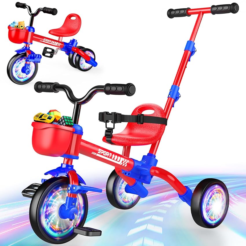5 in 1 Triciclo per Bambini Evolutivo