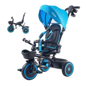 VEVOR Triciclo Convertibile per Bambini da 1 a 5 Anni