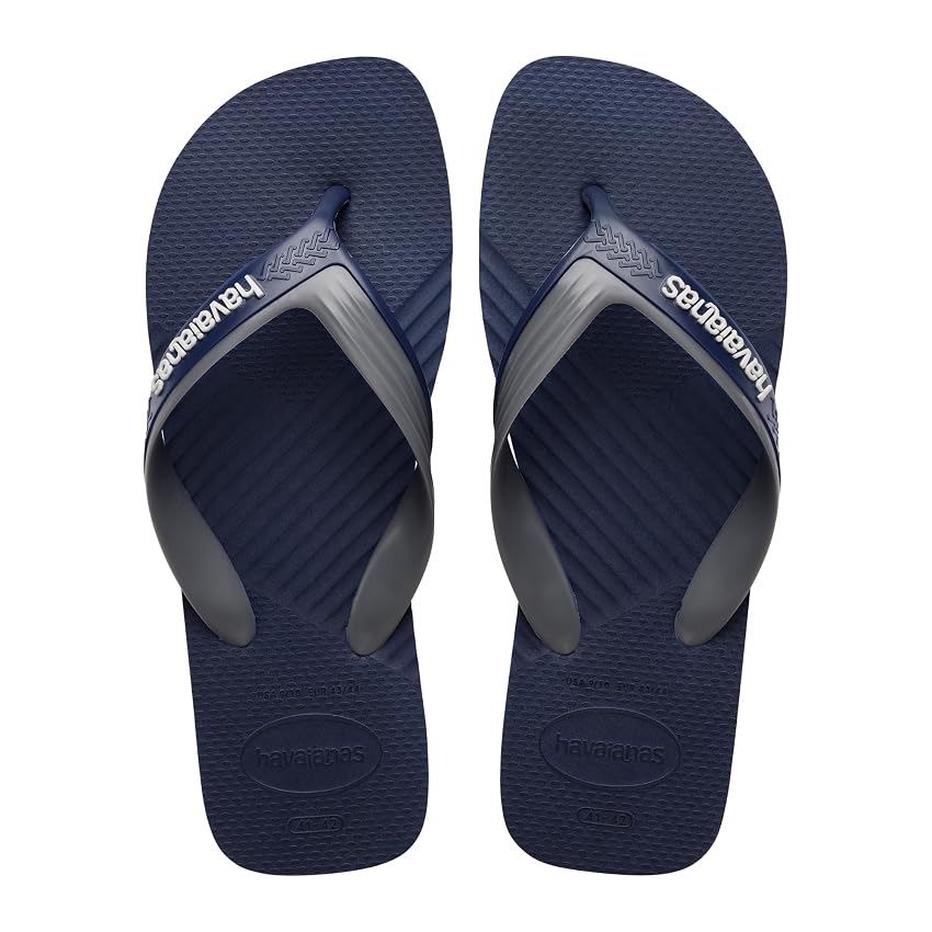 Havaianas Dual Uomo FlipFlop Navy Blue/Steel Grey 45 EU