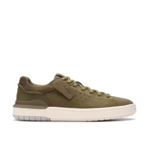 Clarks Courtlite2 Run Mens Olive Nubuck