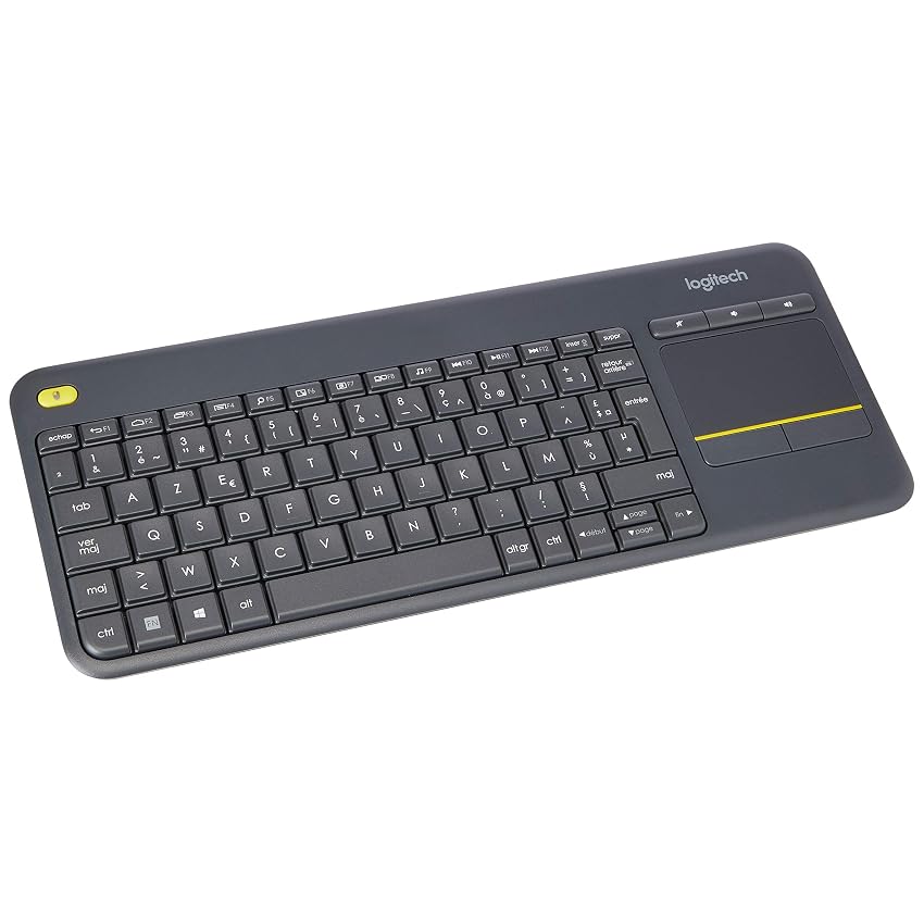 Logitech K400 Plus Tastiera Wireless Touch TV
