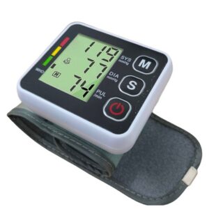 Misuratore Pressione Sanguigna Portatile da Polso Misuratore Aritmia Display LCD