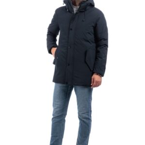 Giubbotto Uomo Invernale Comodo Giubbino Imbottito Impermeabile Cappuccio VEQUE