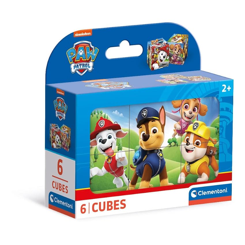 Clementoni Paw Patrol-6 Pezzi Bambini 2 Anni