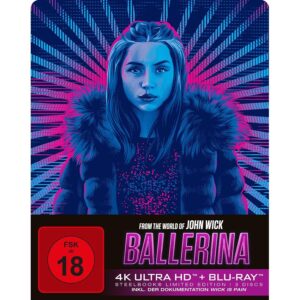 Ballerina - From the World of John Wick - Limited Edition - Steelbook (4K Ultra HD)