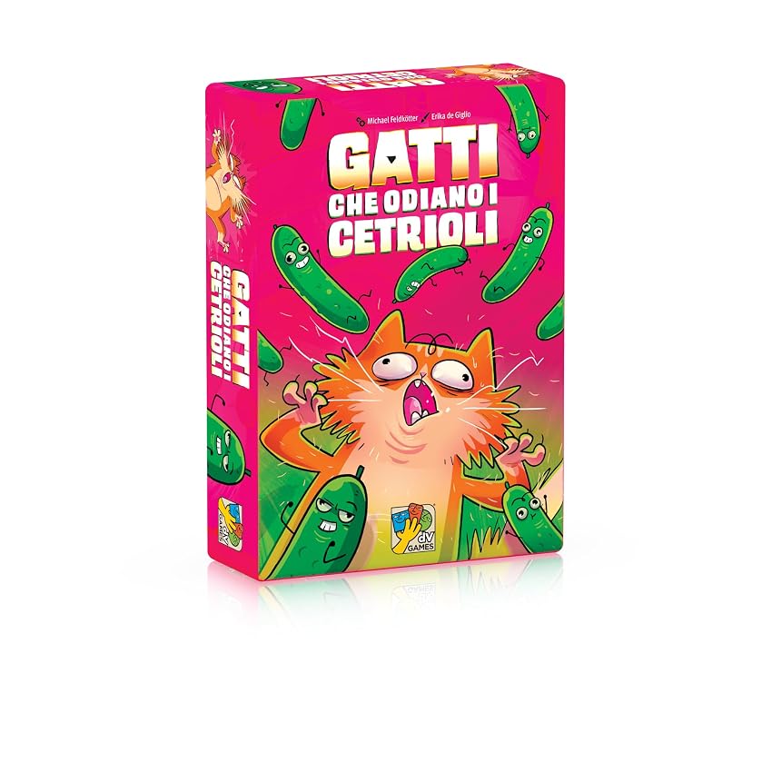 Gatti che odiano i cetrioli - Gioco di carte per adulti e bambini dagli 8 anni in su