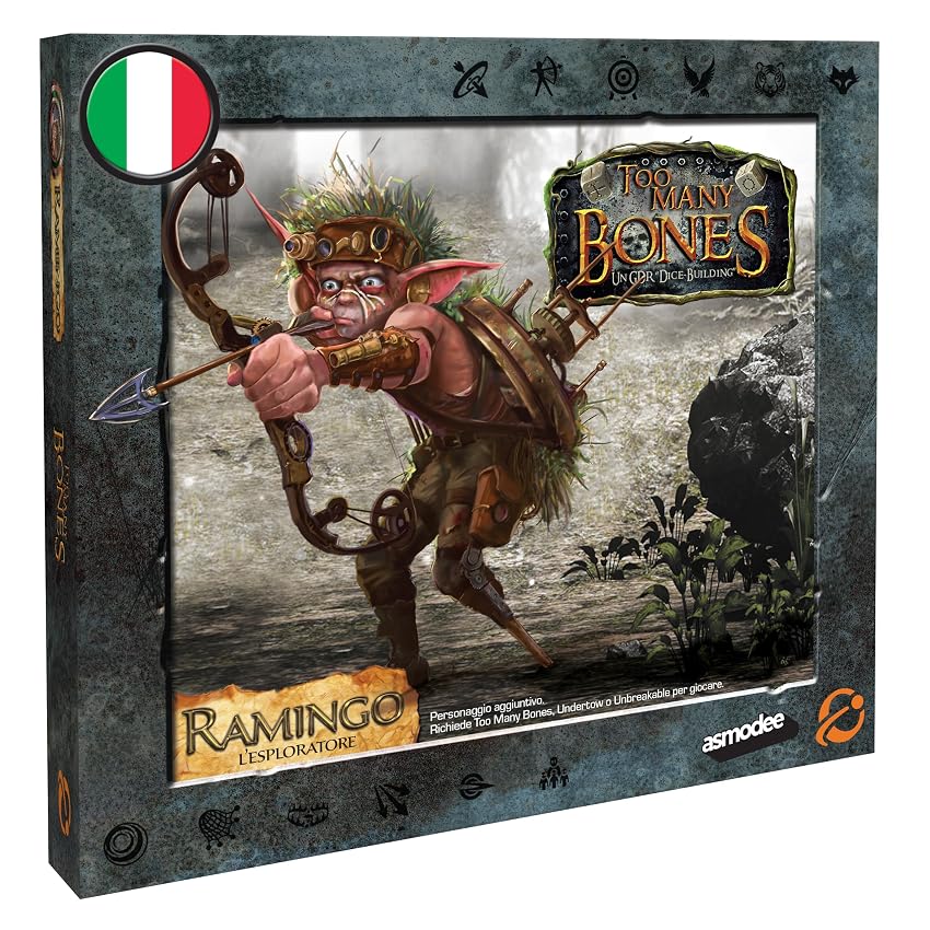 Asmodee – TOO MANY BONES: RAMINGO ESPLORATORE – Espansione Gioco da Tavolo