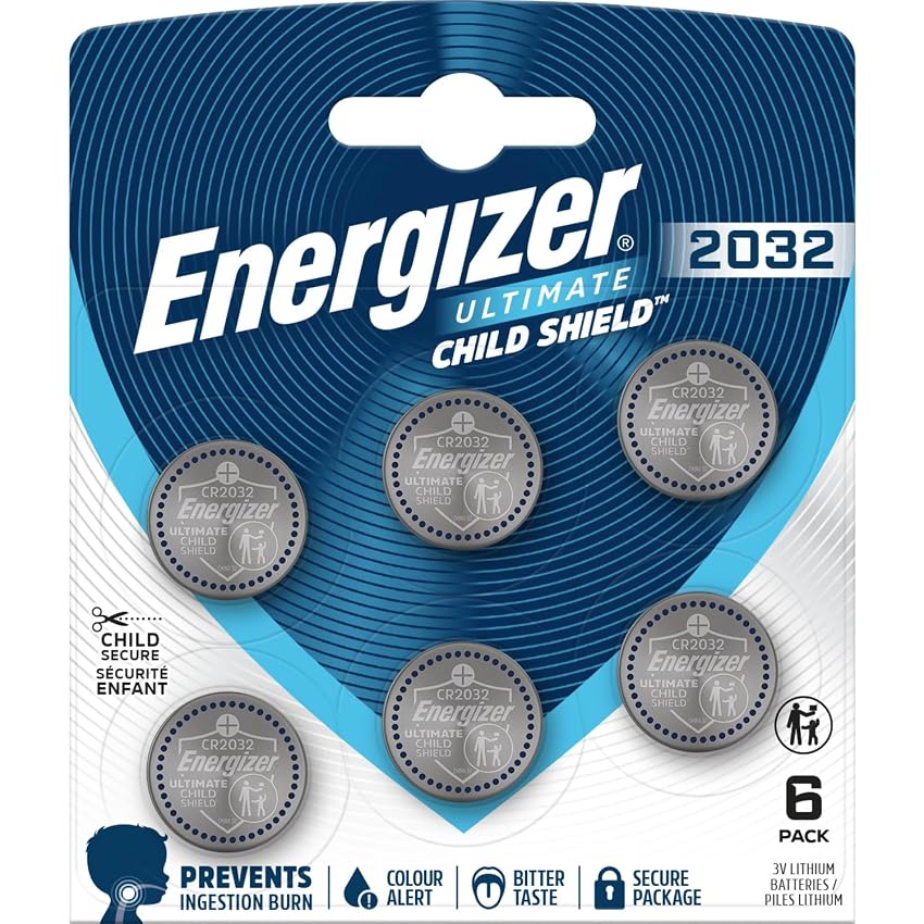Energizer Ultimate Child Shield CR2032 (Confezione da 6)