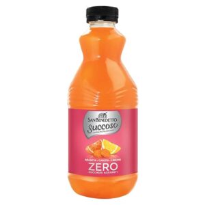 San Benedetto Succoso Zero Arancia Carota e Limone 900 ml. Bevanda a base di frutta