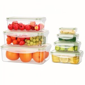 AiQInu 7 Pezzi Contenitori Ermetici set