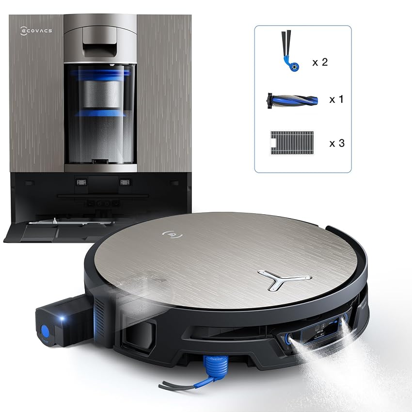 ECOVACS X12S OMNICYCLONE Care kit Robot Aspirapolvere Lavapavimenti