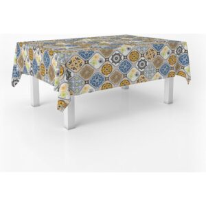 ECOMMERC3 Tovaglia plastificata antimacchia rettangolare 260x140 Jucar Blu