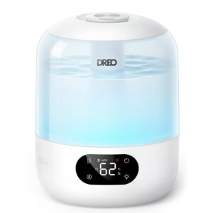 DREO 3L Umidificatore Ambiente Bambini Silenzioso 26dB