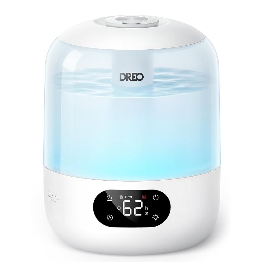 DREO 3L Umidificatore Ambiente Bambini Silenzioso 26dB