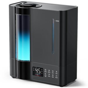 AROEVE 8L Umidificatore Ambiente Calda/Fredda Grandi Ambienti Luce 7 colori