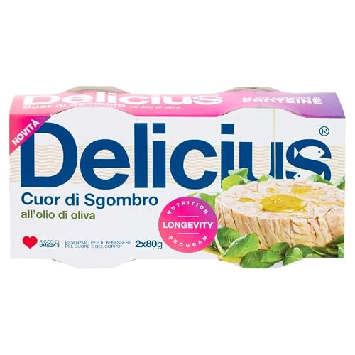 Sc. Cuore di Sgombro all'Olio di Oliva 80 g x 2