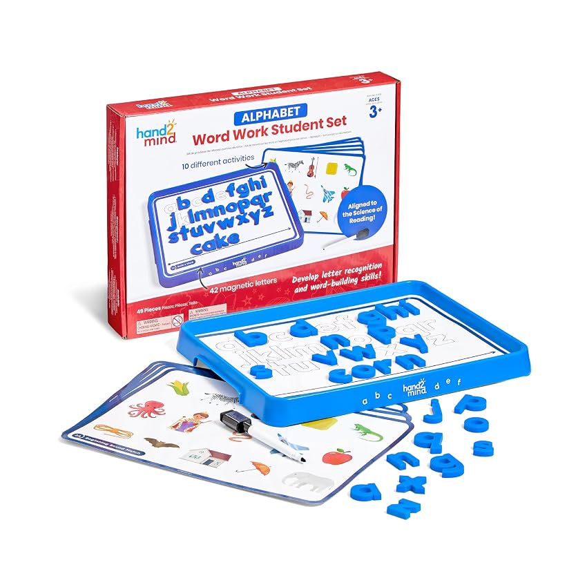 Learning Resources Set Alfabeto Magnetico e Formazione delle Parole