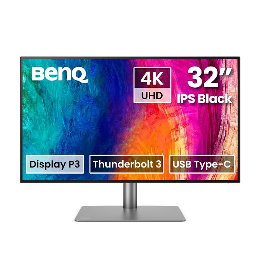 BenQ PD3225U 32" 4K Monitor per Mac con IPS Black e Thunderbolt 3