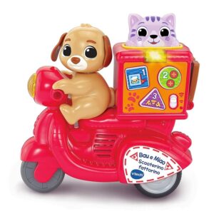 VTech Bau e Miao Scooterino Fattorino Scooter Interattivo 12-36 Mesi